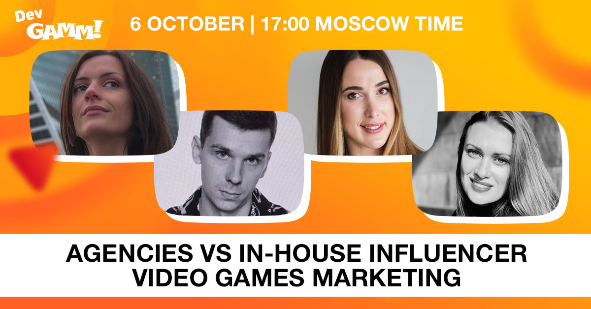 DevGAMM Stream About Agencies vs In-House Influencer Video Games Marketing with Alina Rakhimjanova